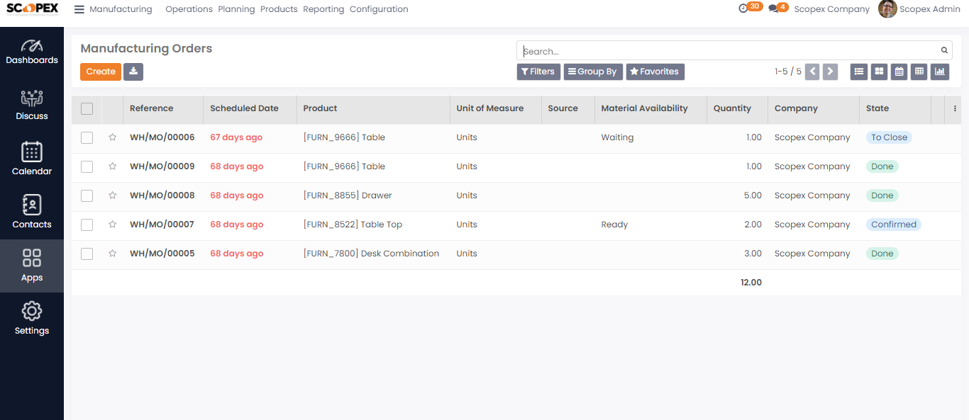 mobile apps for manufacturing industry