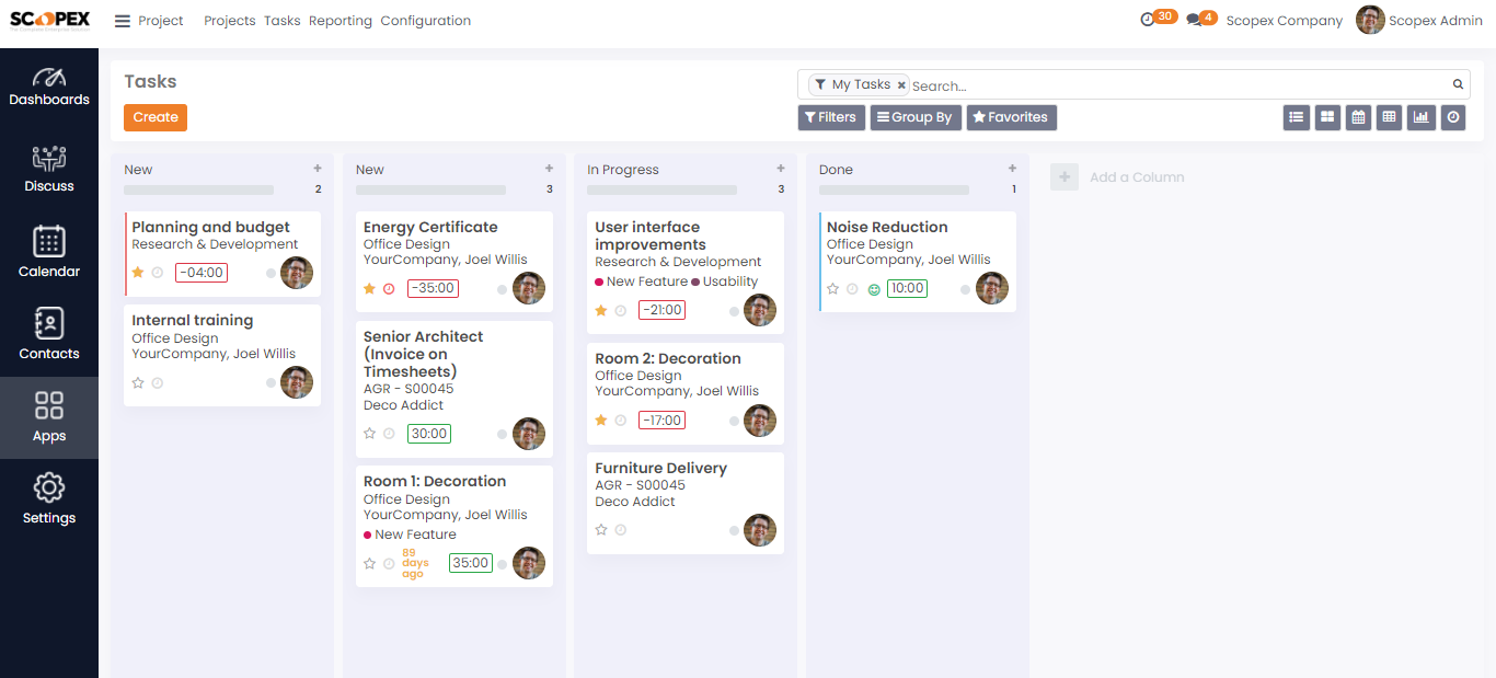 project and task management tools